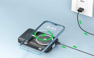 МАГНИТНЫЙ БАНК ПИТАНИЯ ДЛЯ MAGSAFE 10000 мАч, 15 Вт, USB-C ДЛЯ IPHONE 12 13 14 15