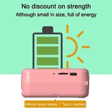 Карманный фотопринтер с беспроводной термопечатью