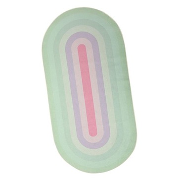 Противоскользящие коврики для ванной комнаты, моющаяся подушка, быстросохнущие, 80см x 160см, зеленые