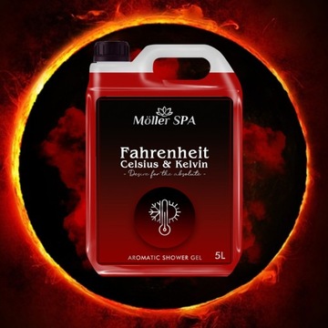 Möller SPA ФАРЕНГЕЙТ ЦЕЛЬСИЙ и КЕЛЬВИН ГЕЛЬ ДЛЯ ДУША АРОМАТ 5л