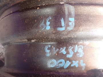 DISK OCELOVÝ VOLKSWAGEN 5.5" X 13" 4X100 ET 38