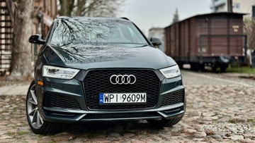 Audi Q3 II 2018 AUDI Q3 quattro s-line SPORT 200KM BOSE panorama LED łopatki felgi 20&#039;