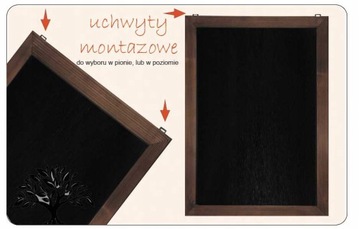 ЧЕРНАЯ НАСТЕННАЯ ДОСКА ДЛЯ ДЕТЕЙ 50X70 ДОСКА ДЛЯ ЗАМЕТОК