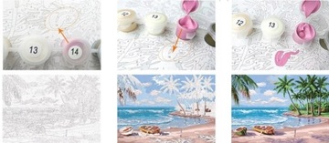 КАРТИНА КРАСКА ПО ЦИФРАМ ЭЙФЕЛЬ ПОДАРОК ​​+ РАМА