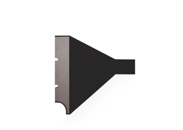 Classic R1 Plus czarna 16x80x2440 mm - RAL 9005