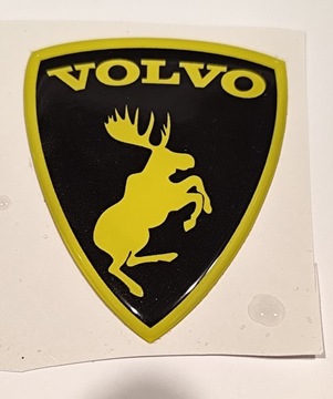 На наклейке VOLVO MOOSE 3D изображен сумасшедший лось 505.