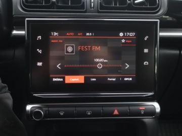 Citroen C3 III Hatchback 1.2 PureTech 82KM 2017 Citroen C3 1.2 PureTech, Salon Polska, zdjęcie 14