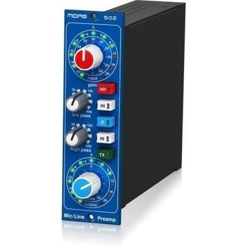 Midas MICROPHONE PREAMPLIFIER 502 V2 Moduł przedwzmacniacza mikrofonowego w