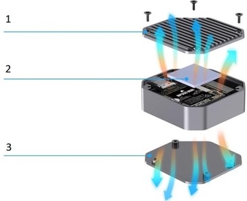 Внешний корпус для SSD-накопителя M.2 2230 NVMe PCIe MC13 USB C 3.1
