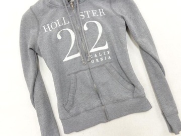 34 HOLLISTER BLUZA Z KAPTUREM GREY K2700