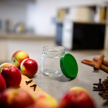 5x SŁOIK SZKLANY ATENA 410 ml SŁOIKI na MIÓD ŚWIECZKI OGÓRKI DŻEM PRZETWORY