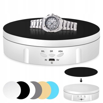 Поворотный стол, подставка для фотографий на 360°, электрическая