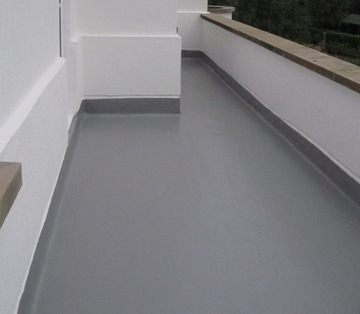 Смола для балконной террасы, готовый комплект с грунтом и хлопьями, 12 м²