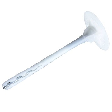 Дюбель из пенопласта с металлическим штифтом, 28 см.