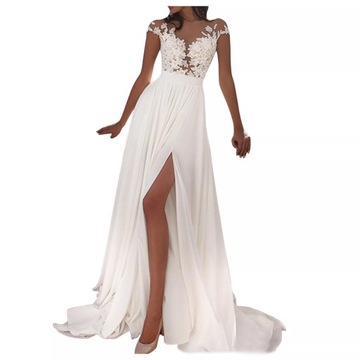 Lace Dresses For Wedding Guest Women Plus Size V-N