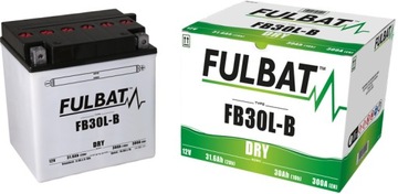 Akumulator FULBAT YB30L-B (suchy, obsługowy, kwas