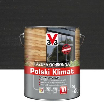 LAZURA V33 POLSKI KLIMAT 10 LAT 5L ANTRACYT