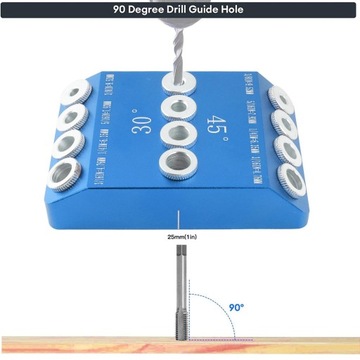 Шаблон для сверления из синего алюминиевого сплава