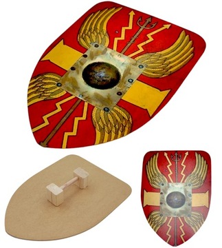 Przebranie tarcza rzymskiego Legionisty Scutum dla dziecka