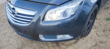 NÁRAZNÍK PŘEDNÍ KOMPLETNÍ OPEL INSIGNIA A OSTŘIKOVAČE PDC MASKA BARVA Z177
