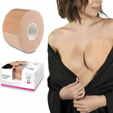 JULIMEX SECRET TAPE taśma do modelowania Biustu Dekoltu Pośladków 5cm
