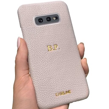 Etui Monogram do Samsung S10E inicjały + szkło 9H gratis