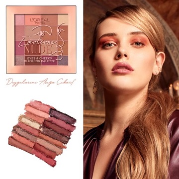 L'Oreal Emotions Nude – Paleta Cieni i Różu do Oczu i Policzków 16 ODCIENI
