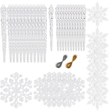 РОЖДЕСТВЕНСКИЕ ЕЛОЧНЫЕ КУЛОНЫ С КРИСТАЛЛАМИ РОЖДЕСТВЕНСКИЕ БЕЗУШКИ, небьющиеся, НАБОР из 36 штук