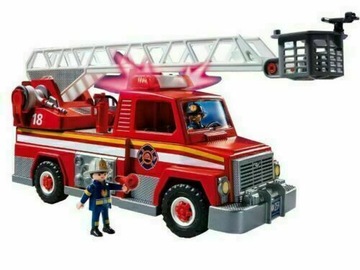 PLAYMOBIL 5682 WÓZ STRAŻACKI Z DRABINĄ ŚWIATŁEM