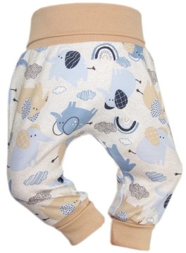 PÓŁŚPIOCHY BEZ STÓP SPODENKI BAGGY 80 ELEPHANT/76a