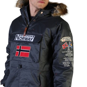 Kurtka męska czarna GEOGRAPHICAL NORWAY roz.XXL