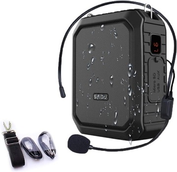 SHIDU VOICE MEGAPHONE AMPLIFIER POWERBANK 18W с водонепроницаемым микрофоном