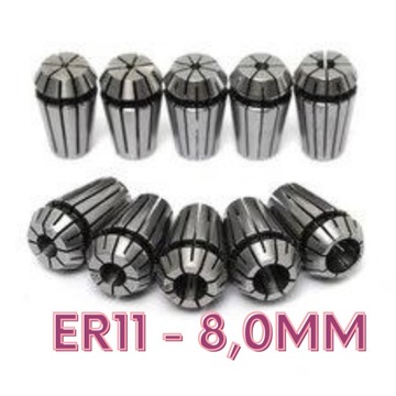 Tulejka, tuleja zaciskowa ER11 fi 8,0mm DIN6499