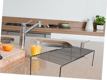 МЕТАЛЛИЧЕСКАЯ ПОЛКА, РЕГУЛИРУЕМАЯ ПО ​​ШИРИНЕ, ОДНОУРОВНЕВЫЙ ОРГАНАЙЗЕР