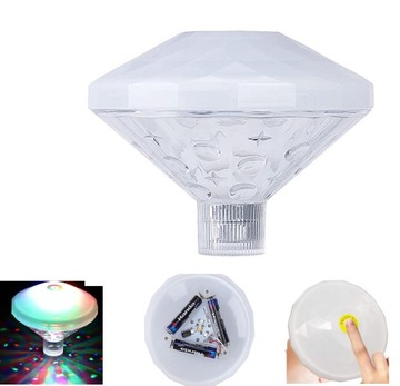 OŚWIETLENIE BASENU PODWODNE BASENOWE 7LED LAMPKI