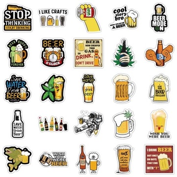 НАКЛЕЙКИ ДЛЯ НОУТБУКА STICKERBOMB MIX BEER 50 шт.