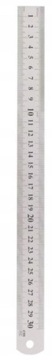 STALOWY PRZYMIAR LINIOWY 30CM 300mm NIERDZEWNY LINIJKA