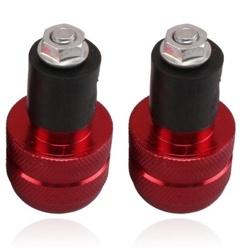 Końcówki kierownicy cieżarki aluminiowe ryflowane