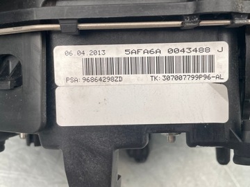 CITROEN DS5 2011-2015 ULOŽENÍ VZDUCHOVÁ ŘIDIČE AIRBAG 96864298