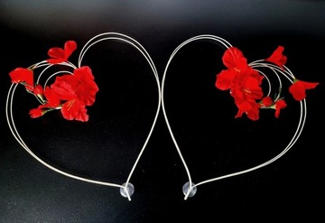 Украшение автомобиля Украшение автомобиля Свадебные Сердечки 2 шт.
