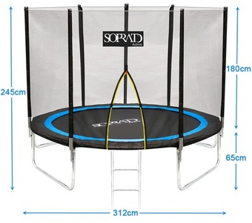 САДОВЫЙ батут SOPRATO детский 10 футов 312см