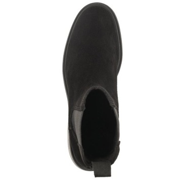 Женские кожаные ботинки челси Ryłko черные F2Y66