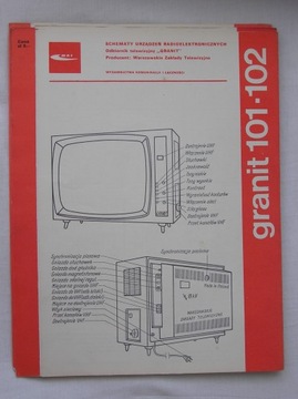 ODBIORNIK TELEWIZYJNY GRANIT 101 102 INSTRUKCJA SERWISOWA