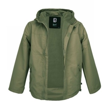 BRANDIT Ветровка на молнии спереди Оливковая куртка 3XL