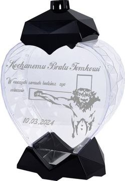 ZNICZ XXL z GRAWEREM na Cmentarz GRÓB dla BRATA