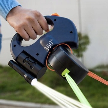 Двойной ПОВОДОК для двух собак 3м Автоматический DOG