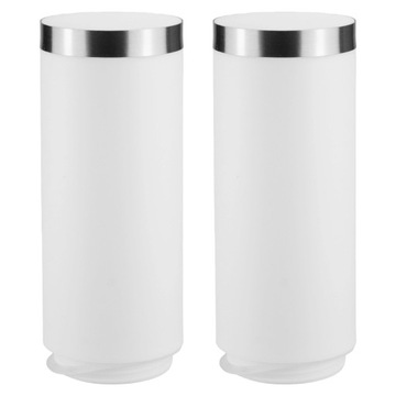 2X KLOSZ DO LAMPY OGRODOWEJ LIVIA SERENA CHROM POLUX USZCZELKA W KOMPLECIE