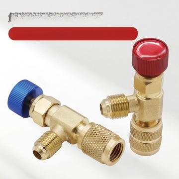 ADAPTER DO KLIMATYZACJI Z ZAWOREM NA ŁADOWANIE CHŁODZIWA