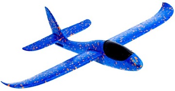 Самолет из пенополистирола, планер, дротик, большой, 47 см.