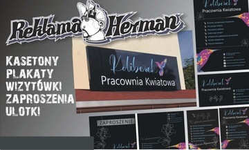 Рекламный короб 130х45см DIBOND LED односторонний